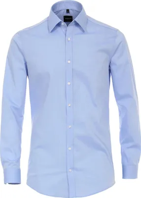 Produktbild von VENTI Herren Businesshemd 72er Langarm Kent Body-Fit Hellblau 41
