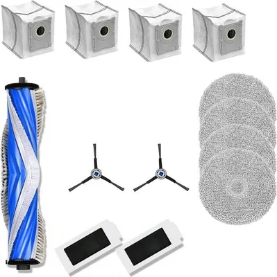Produktbild von Mobilly Set von Bürsten, Filtern, Mopps und Beuteln für Ecovacs Deebot Mini, 13 Stück