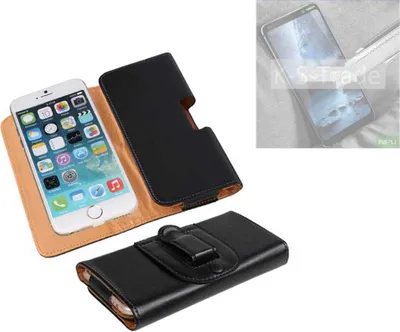 Produktbild von K-S-Trade Schützhülle Handyhülle kompatibel mit Nokia 9 PureView Holster Gürtel Tasche Schutzhülle Handy-Tasche Smartphone Case Seitentasche