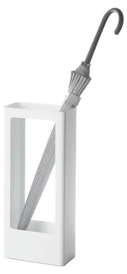 Immagine prodotto di Portaombrelli Yamazaki portaombrelli in metallo bianco stretto moderno salvaspazio 22x50x12cm "TOWER"