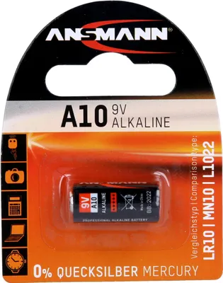 Produktbild von Batterie Alkali 9V 10A-L1022, 1 St