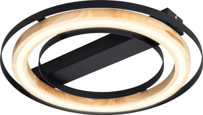 Produktbild von NOWA Deckenleuchte Metall schwarz matt, 2x LED