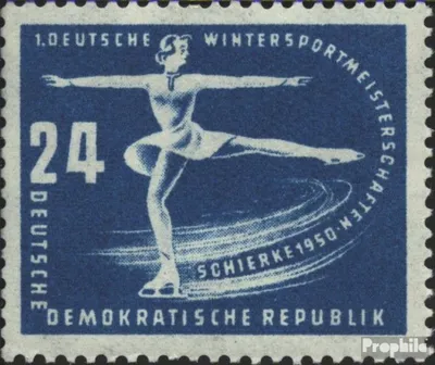 Produktbild von Briefmarken DDR 1950 Mi 247 postfrisch Erste Wintersportmeisterschaften der DDR