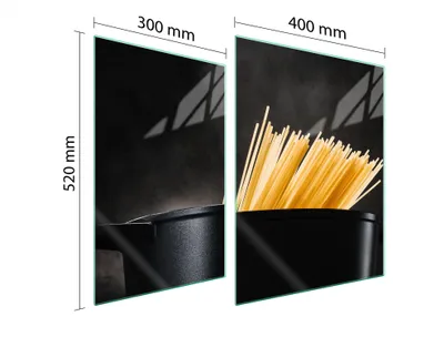 Produktbild von Glasschutzplatte Für Herd 70X52 Pasta