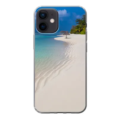Produktbild von MuchoWow® Handyhülle Schutzhülle Hülle für iPhone 12 Meer - Strand - Sommer Silikon Softcase Handy Hülle - Schutzhülle