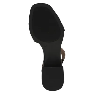 Produktbild von Caprice Damen Sandale Leder Blockabsatz Klettverschluss 9-28202-42, Größe:37 EU, Farbe:Schwarz