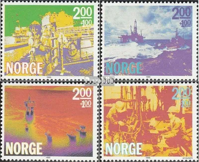 Produktbild von Briefmarken Norwegen 1985 Mi 930-933 (kompl.Ausg.) postfrisch Berufsleben