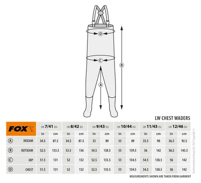 Produktbild von Fox Lightweight Lined Waders Khaki - Wathose, Größe:EU 42