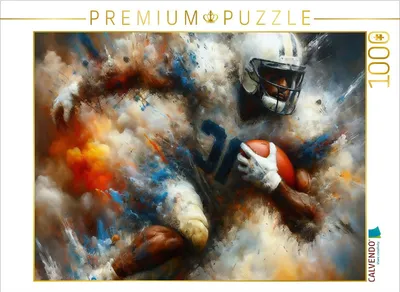 Produktbild von CALVENDO Puzzle Football | 1000 Teile Lege-Größe 64x48cm Foto-Puzzle für glückliche Stunden