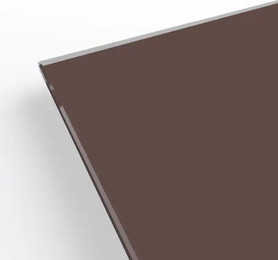 Produktbild von Lacobel - einseitig lackiertes Glas - Farbdekor - Braun Natur 190 x 100 cm in 6mm Stärke