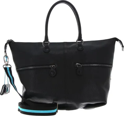 Immagine prodotto di Gabs Pelle borsa a tracolla borsa a tracolla G3 Plus TG Ruga Tasca Laterale Shoulder Bag Nero