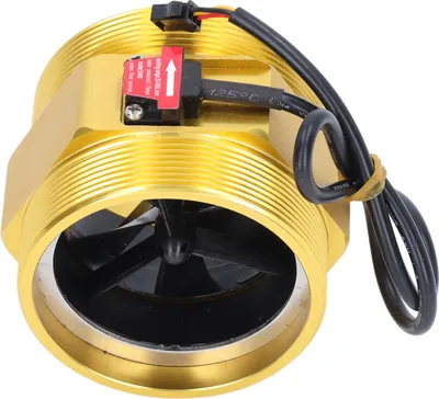 Image de Capteur de débit d'eau 3in Turbine Flowmeter Induction Switch for Irrigation and Heater NPN Output