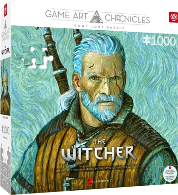 Zdjęcie produktu dla Cenega The Witcher Geralt & Vincent van Gogh, 1000 szt., Gra wideo