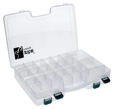 Immagine prodotto di Zite Fishing Tackle Box Fishing Large - Scatola per attrezzi da pesca bifacciale - Ideale anche come scatola per esche - 29,5x19x6cm