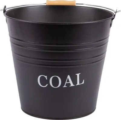 Produktbild von Blackspur Kohleeimer aus Gusseisen – 12 l – Schwarz