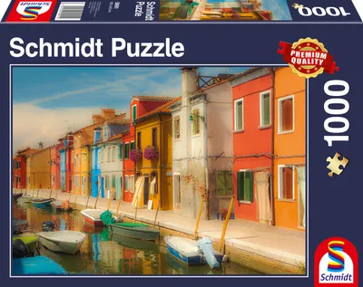 Produktbild von SCHMIDT Puzzle Shining Houses 1000 Teile