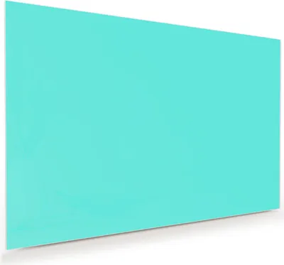 Produktbild von Glasbild 90x60cm in XXL für Wohnzimmer, Schlafzimmer Motiv Mintblauer Hintergrund
