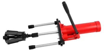 Image de Extracteur hydraulique de vérins, force de traction maximale de 15 tonnes, compatibilité polyvalente, rouge