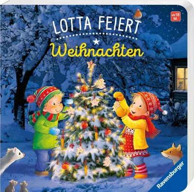 Produktbild von Ravensburger Buch Pappbilderbuch Lotta feiert Weihnachten 41922