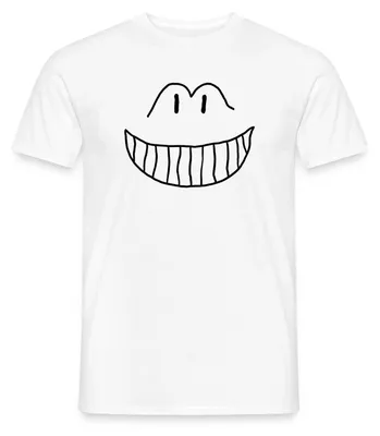 Produktbild von Spreadshirt Janosch Kastenfrosch Gesicht Kostüm Männer T-Shirt, 4XL, Weiß