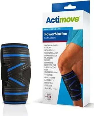 Produktbild von Wadenmuskelbandage Actimove PowerMotion, anthrazit>>>>Gr. S