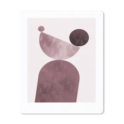 Produktbild von MuchoWow® Mauspad Mousepad Formen - Abstrakt - Pastell - Rosa 19x23 cm - Mousepads - Maus Mat - Pad - Mausunterlage - Mauspads - Spielen