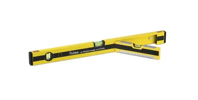 Produktbild von FLÜWA Wasserwaage - 60 cm - schwarz/gelb