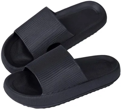 Produktbild von Herren Damen Badeschuhe Badeschlappen Slippers Sommer Streifen Hausschuhe Home Slippers 42/43