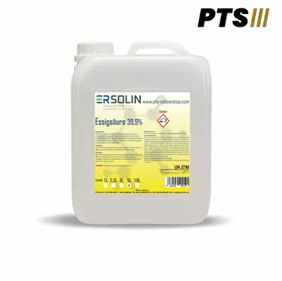 Produktbild von Essigsäure 39,9% 5 L Entkalker Reiniger technische Qualität