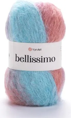 Produktbild von YarnArt Bellissimo 1408, weiche Mohair-Mischung, mehrfarbig, 330m/150g