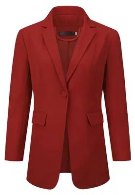 Productafbeelding van Dames Blazer met Lange Mouwen in Bordeaux