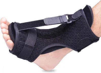 Zdjęcie produktu dla Ochraniacz na nogę – plaster – uraz – wsparcie – łagodzenie bólu – czarny
