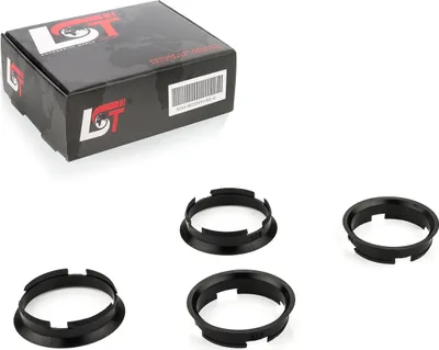 Produktbild von 4x Zentrierringe Schwarz Alufelgen Ø 63,4 - Ø 60,1 mm für SEAT für SKODA für VW