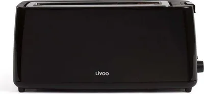 Zdjęcie produktu dla Toster z długim otworem LIVOO DOD168N, 900 W, 7 poziomów regulacji, Czarny