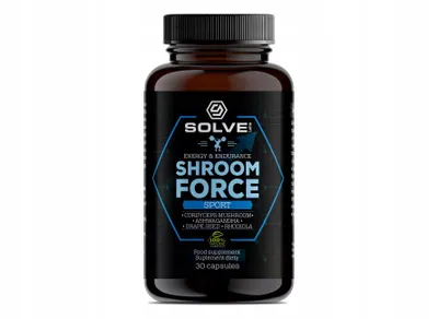 Produktbild von SolveLabs Shroom Force - Cordyceps Sinensis Atp Pre-workout 30 Kapseln