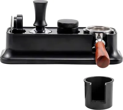 Produktbild von Famanu Tamperstation Organizer für 51 mm / 54 mm / 58 mm Tamper - Barista-Zubehör - Schwarz
