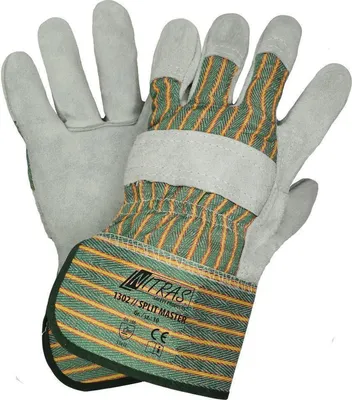 Produktbild von Arbeitshandschuhe | 12 Paar Lederhandschuhe Nitras SPLIT MASTER | Gr.10