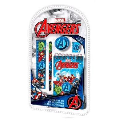 Obrázok produktu pre Sada písacích potrieb (5 kusov), Avengers