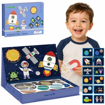 Zdjęcie produktu dla Układanka Magnetyczna Kosmos Puzzle Lumarko!