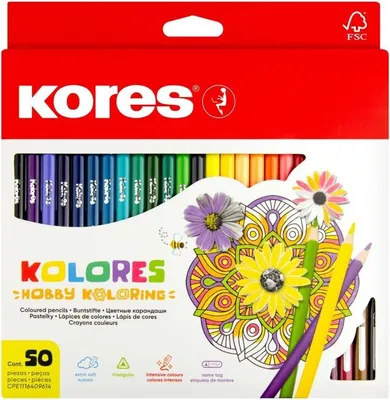 Zdjęcie produktu dla Kores Kolores, Wielobarwny, 50 szt.