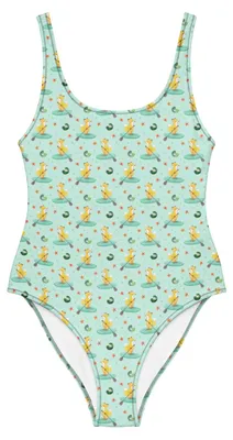 Produktbild von Mr. & Mrs. Panda Badeanzug Fuchs Stand Up Paddling Größe XXL - Beige - Geschenk, SUB, Subben, Shape-Badeanzug, Paddle Boarding, Damen-Badeanzug, Badebekleidung, Swimsuit