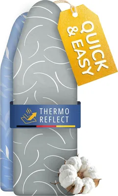 Produktbild von Yellocean Turbo Bügelbrettbezug aus Baumwolle mit praktischem Gummizug – Lines / 120x40cm
