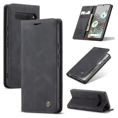 Immagine prodotto di Google Pixel 8 Custodia, Retro Custodia in Finto cuoio con funzione stand per Google Pixel 8 Nero