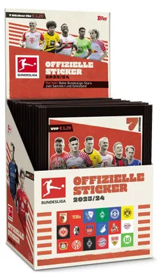 Produktbild von Topps Bundesliga Sammelsticker 2023/24 - 1 Display (50 Tüten)