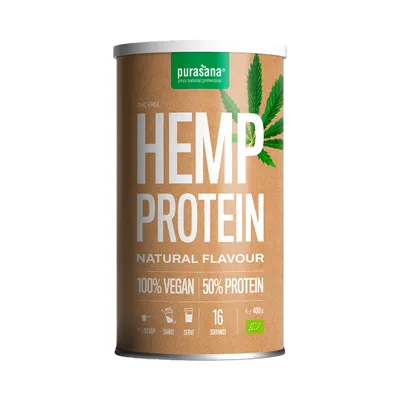 Produktbild von Purasana Veganes -Hanfprotein (400 g)