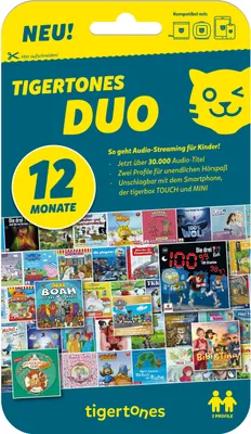 Produktbild von tigertones DUO ticket - 12 Monate
