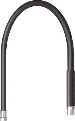 Zdjęcie produktu dla Elastyczny wąż spożywczy Delabie G1/2 czarny L1200mm