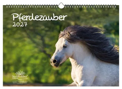 Produktbild von Pferdezauber DIN A3 Kalender für 2027 Pferde und Fohlen - Seelenzauber