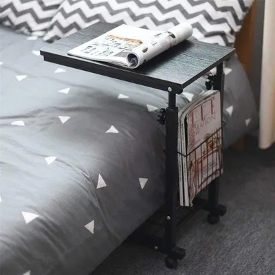 Productafbeelding van Famanu Laptoptafel met wielen - In hoogte verstelbaar en ruimtebesparend