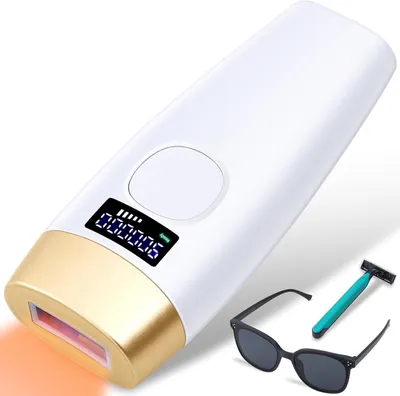 Produktbild von IPL-Laser-Haarentfernungsgerät, dauerhafte, schmerzfreie Entfernung, Reduzierung des Haarwachstums für Frauen und Männer zu Hause, ganzer Körper